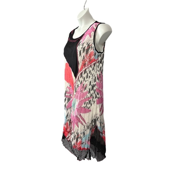 Elena Wang, Colorful Sleeveless Dress, XL - Picture 6 of 11